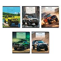 Тетрадь 12л. (линейка) SVETOCH "Покорители бездорожья" Т179 (01442) выб.лак