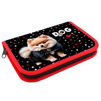 Пенал 1отд. 190*130 ОНИКС ПКТ-07-20 "Стильный шпиц" (87661) п/э,с откид.планкой