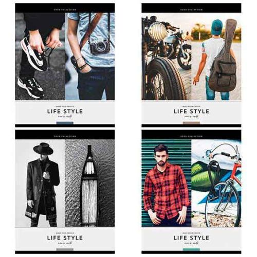 Тетрадь 48л. (клетка) ArtSpace "Стиль. Life style" 29629