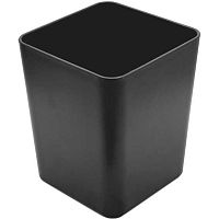 Подставка-стакан д/пиш.принадл. deVENTE 4104508 чёрный,пластик,9*7*7см