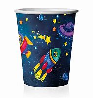 Стакан бум. Микрос "Космос" 250мл (6шт) Ч35927