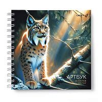 Артбук 205*205мм  30л. SVETOCH спираль "Лесная грация" А230 (01609) блок-белый,200г/м2