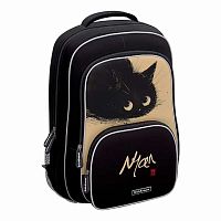 Рюкзак школьный EK ErgoLine 20Л "Кот вне фокуса" 62814 эргон.спинка,44*33*22см,400гр.