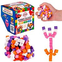 Конструктор-пластилин 1TOY Т23936 (бел.,оранж.,фиол.,роз.)