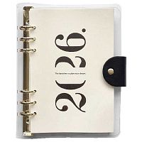 Ежедневник 2026г. 180*230мм 160л. INFOLIO пластик.обл. "Season" I1850/year кольц.мех.,на кнопке