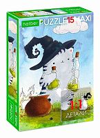 Пазлы   15 ХАТ А4 MAXI ECO "Приключения кота Пирожка" 26128