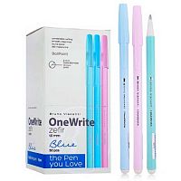 Ручка шар. BV OneWrite "Zefir" 20-0325/03 синяя,1,0мм,асс.