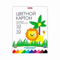 Картон цв. глянц. А4 10л.10цв. EK 58494 склейка