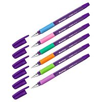 Ручка шар. Berlingo "Aviator Envy" CBp_07514 синяя 0,7мм,грип,туба