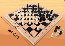 Игра настольная Рыжий кот "Шахматы" ИН-1064 деревян.,фигуры пластик