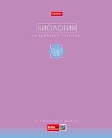 Тетрадь предм. 48л. ХАТ "Трогательная пастель-Биология" 33248 со справ.мат.,soft-touch лам.(клетка)