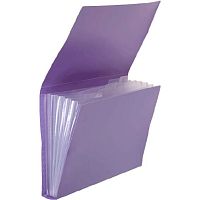 Папка  6отд. deVENTE 3078219 А4 лавандовая,фактура "песок",550мкм,с клапаном,