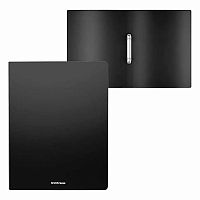 Папка 2 кольца 24мм EK А4 "Matt Classic" 49964 чёрная,пластик,400мкм
